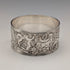 Antique British silver plate napkin rings, set of 6